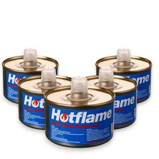 6 x Hotflame Gel Cans 6 Hour Non Toxic, Catering Methanol Gel, Buffet