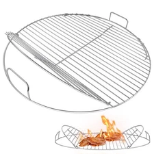 Replacement Cooking Grate, Hinged Cooking Grate for 22” Charcoal Grill