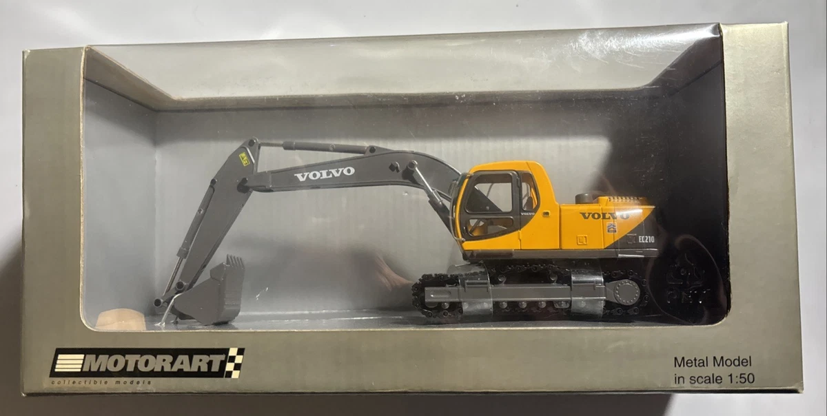 NIB Motorart 1:50 Scale Volvo EC210 Excavator Diecast Model Volvo