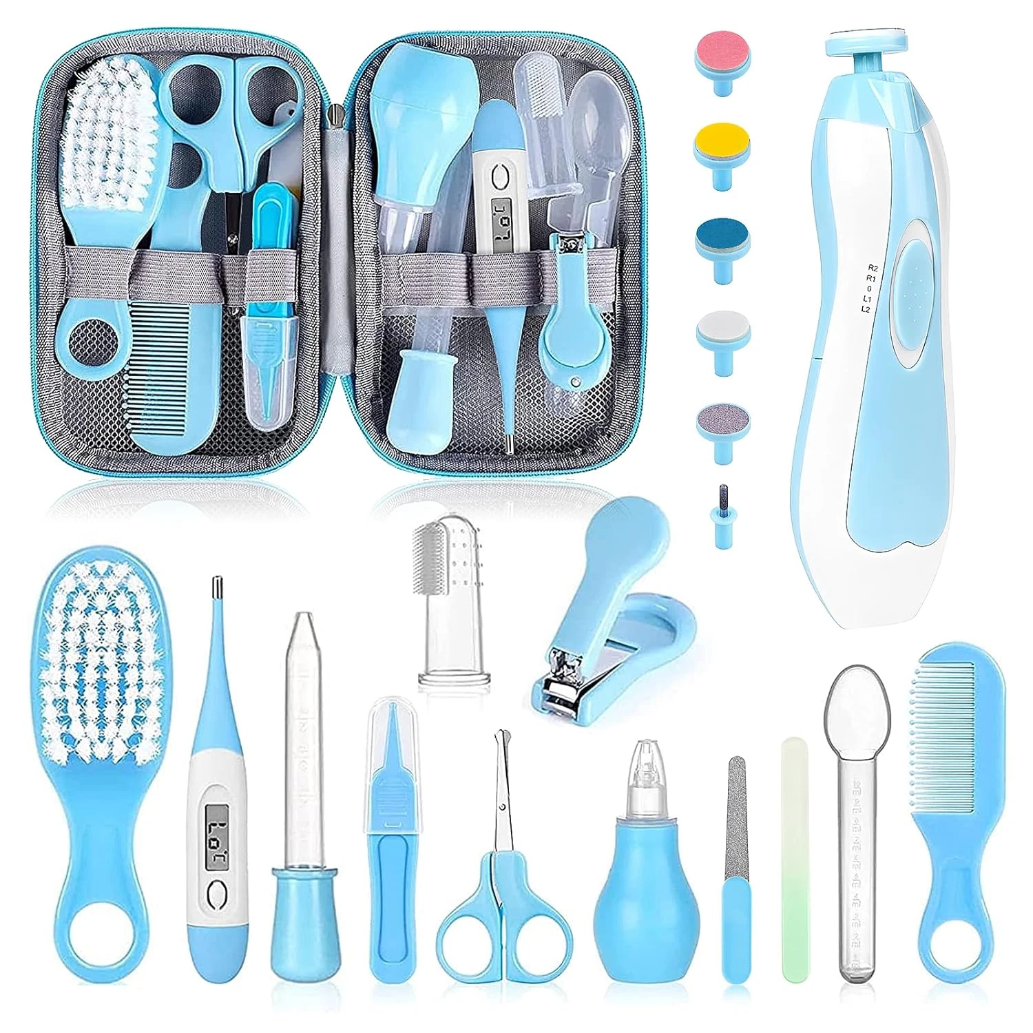 Baby Grooming Kit, Infant Safety Care Set with Hair Brush Comb Nail Clipper Nasa
Opens in a new wind