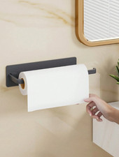 1pc new Modern Kitchen Paper Towel Holder - Hanging Under Cabinet Roll Dispenser
