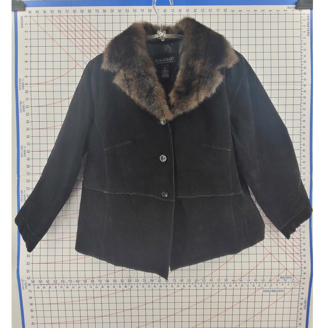 Dialogue Jacket Gift Three Button Exposed Seam Ou… - image 5