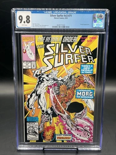 Silver Surfer #71 (Marvel Comics Early September 1992) CGC Graded 9.8 White Pgs