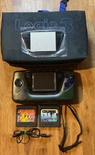 Sega Game Gear Console Inc Retrosix Upgrades LCD, USB-C + Batterys & Clear Case