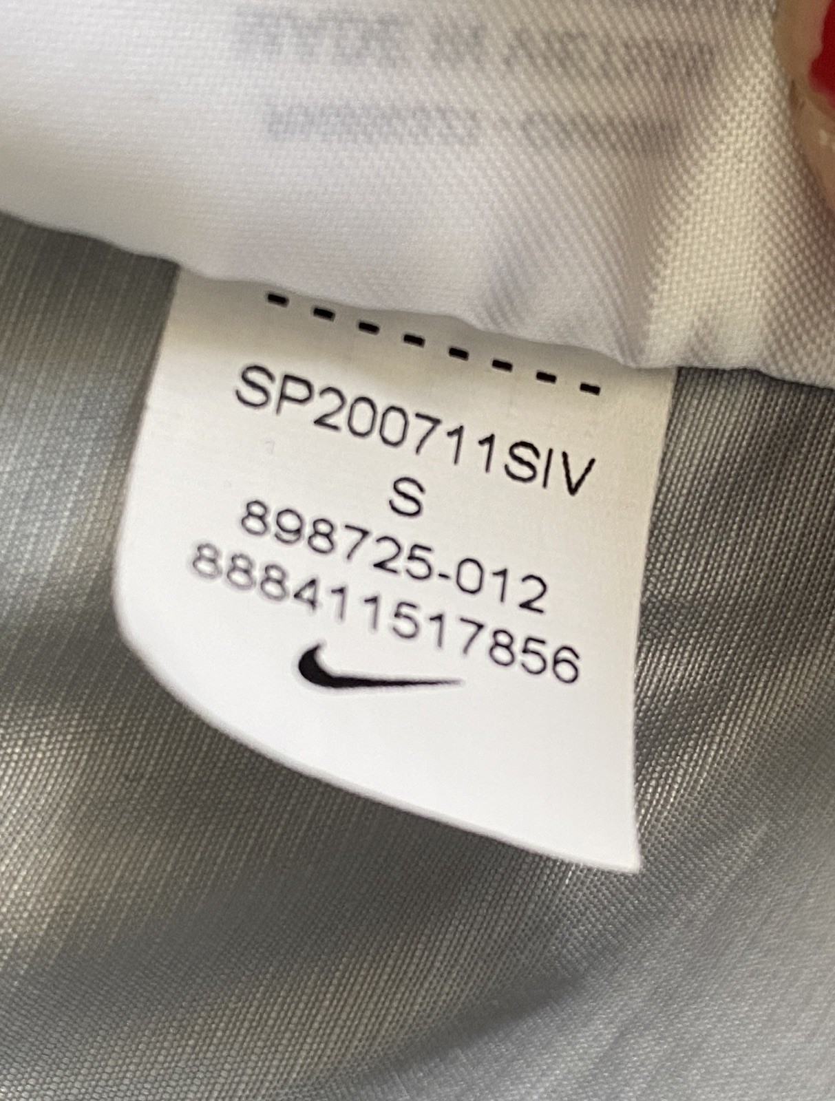 Nike Gray/Black Windrunner Training Jacket 898725… - image 7