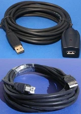 USB 2.0 COMPUTER Cable LONG TYPE A to TYPE B Cable 31FT ~ 30FT  Kit