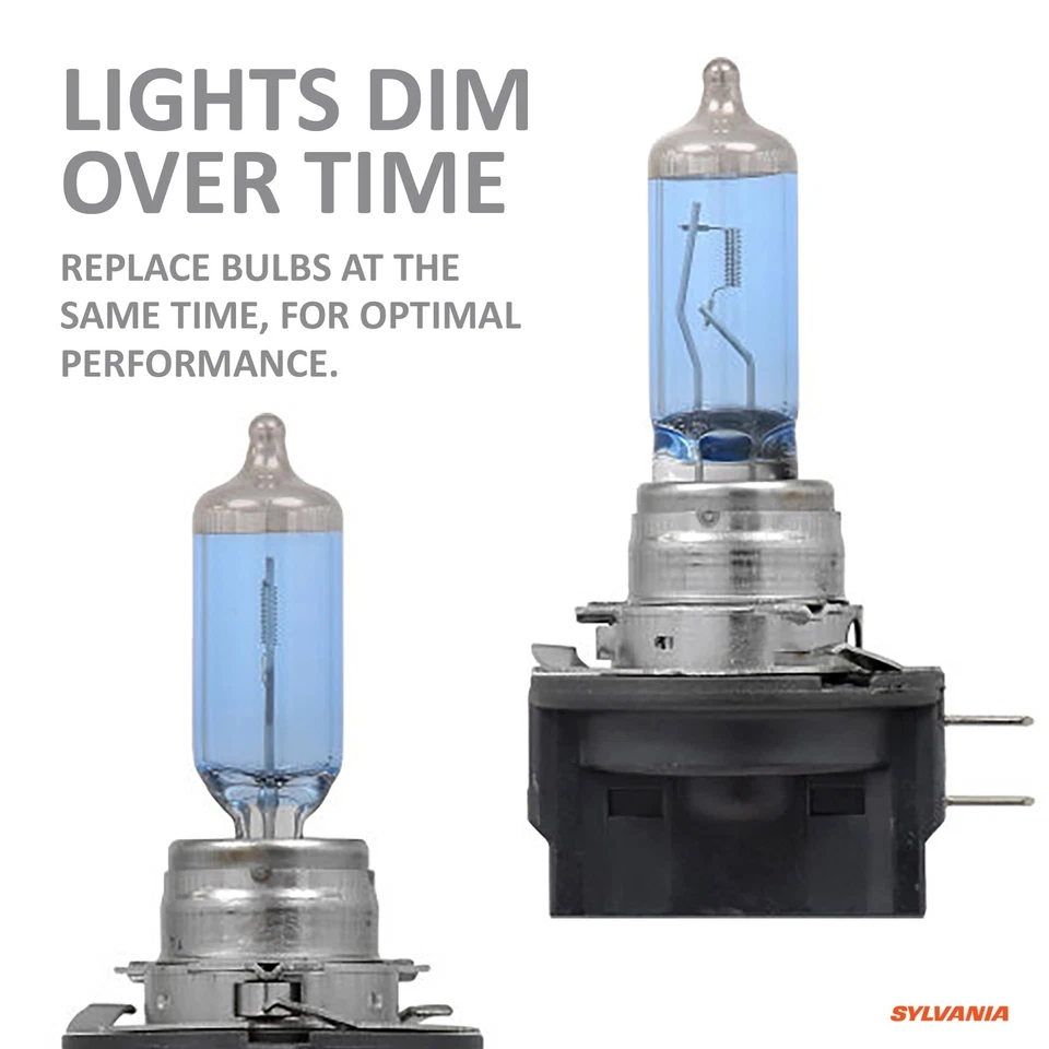 Halógeno antiniebla SYLVANIA 9145 SilverStar zXe - estilo HID blanco brillante niebla (2PK) Foto 2 de 4