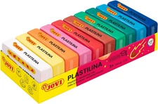 Non-Drying Modeling Clay, 1.1 Lb, Set of 10 Bars, Each 1.75Oz, Non-Toxic