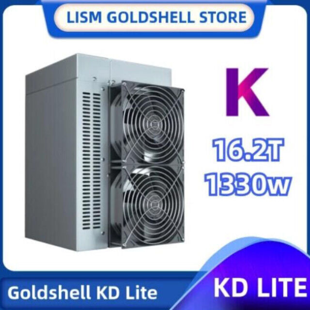 Nuova edizione Goldshell KD LITE 16.2T Hashrate 1330W KDA Miner Upgarded-