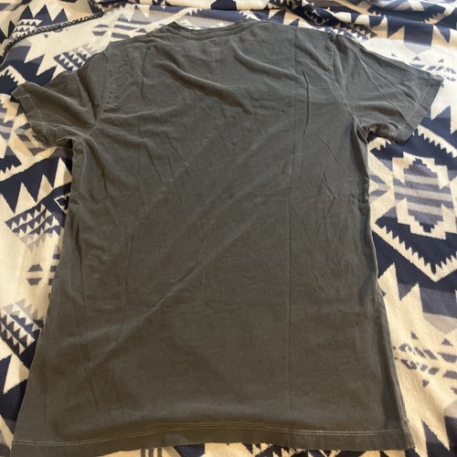ALLSAINTS Mens Ossage Short Sleeve tee Shirt Size S gray logo - Picture 8 of 8