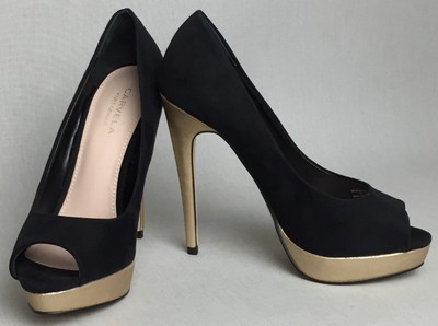 carvela black heeled sandals