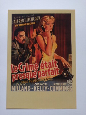 Movie Postcard Crime Was Almost Perfect Alfred Hitchcock Zreik 55