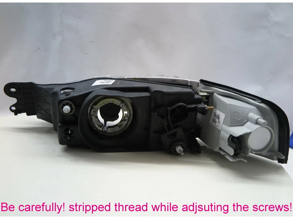 Faro transparente Mirage quinta generación 1995-2003 2D/3D negro para Mitsubishi LHD Foto 3 de 4