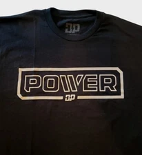 (2) XL SOFT T Shirt POWER Positive Attitude Optimism Weight Lifting Play BLACK 