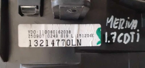 13214770LN Kombiinstrument für Opel Meriva * 2550672 - Bild 1 von 3
