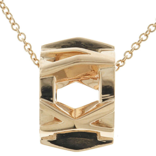 Tiffany & Co. Atlas X Open Pendant Charm Necklace K18PG Pink Tiffany & Co. Atlas X Open Pendant Charm Necklace K18PG Pink