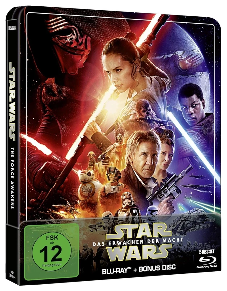 Star Wars Episode 7 - Das Erwachen der Macht (2015)[2 Blu-ray Steelbook /NEU/OVP - Bild 1 von 4