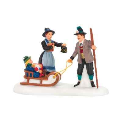 Dept 56 SHARING AN ALPINE CHRISTMAS 806284 Alpine Village DEPARTMENT D56 New