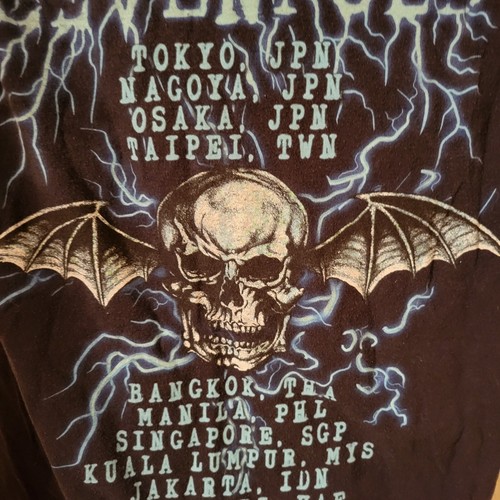Avenged Sevenfold Asia Concert Tour Double Sided T-Shirt Size X-Small - Picture 6 of 9