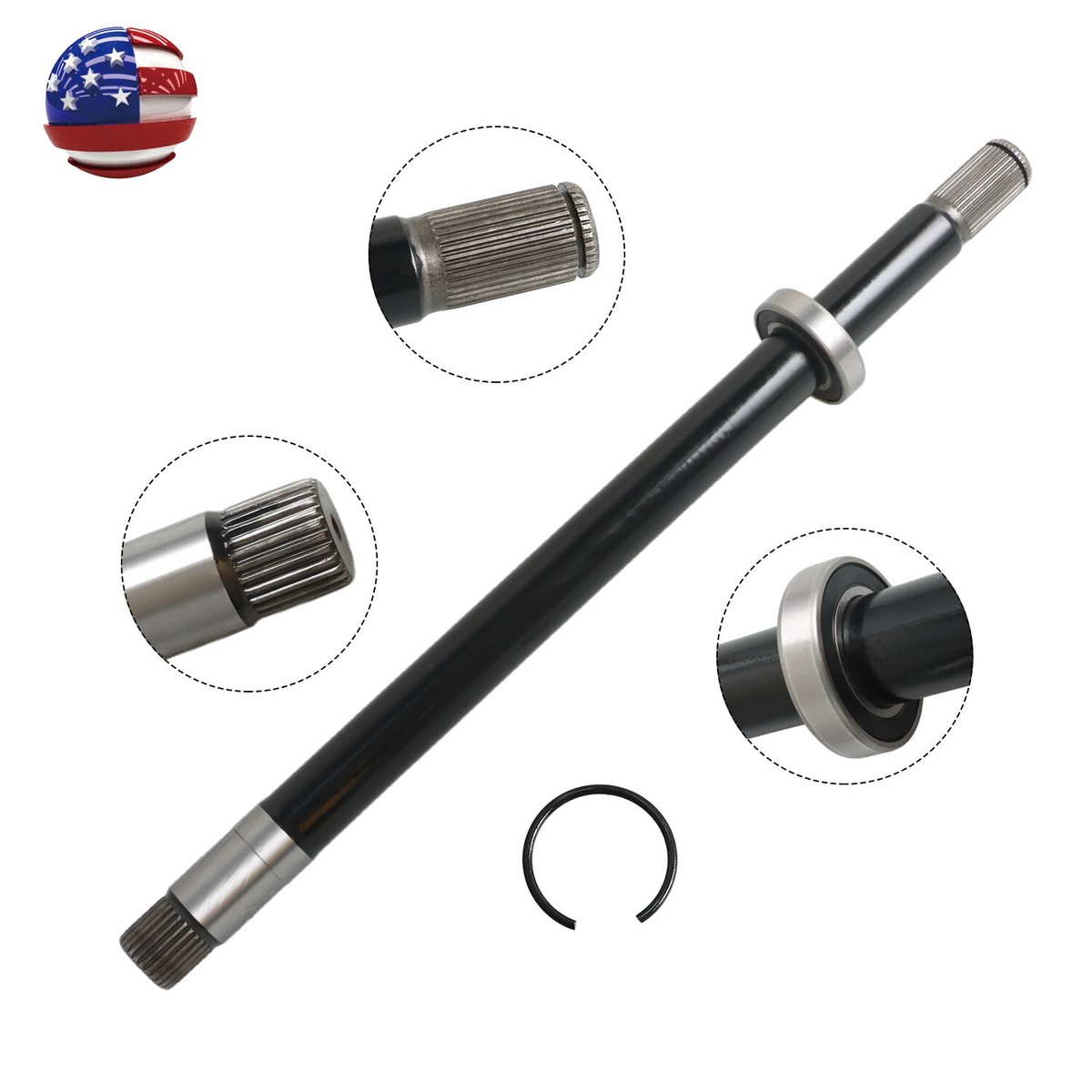 Front Axle CV Intermediate Shaft Fit for 2007-2016 Mercedes Benz