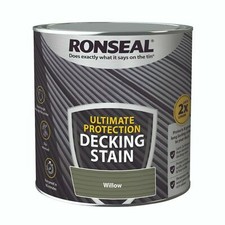 Ronseal Decking Stain Paint Ultimate Protection Rich Colour Extra Tough 2.5L/5L