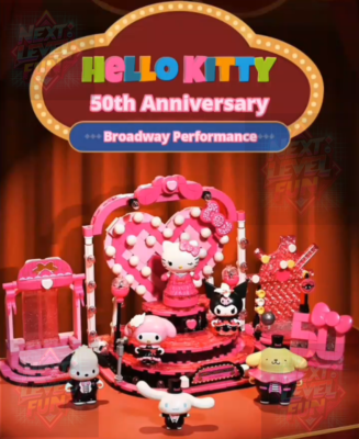 Sanrio Hello Kitty 50th Anniversary Concert Party Building Blocks
