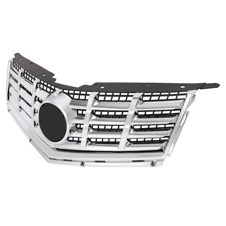 Parachoques delantero para Cadillac SRX 2013-2016 parrilla superior cromo moldura estilo malla Foto 4 de 4