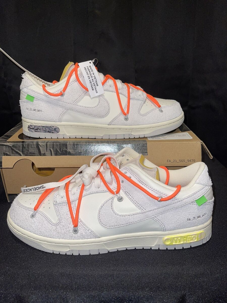 Nike x Off-White Dunk Error ERROR Low Lot 11 of 50 Sail Nike x Off-White Dunk Error ERROR Low Lot 11 of 50 Sail