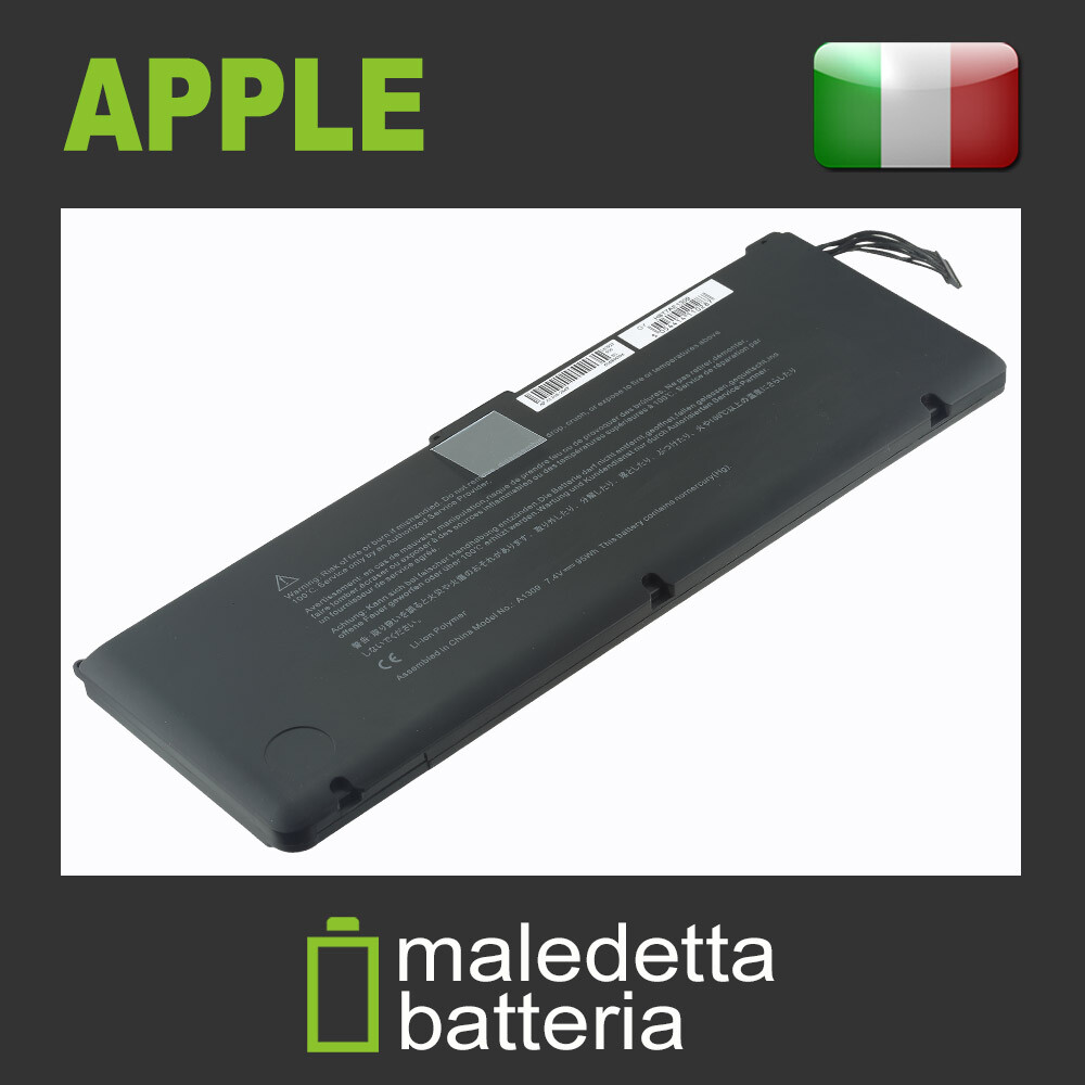 Batteria A1309 per Apple MacBook Pro 17" A1297 MC226LL/A 7.3V 95Wh