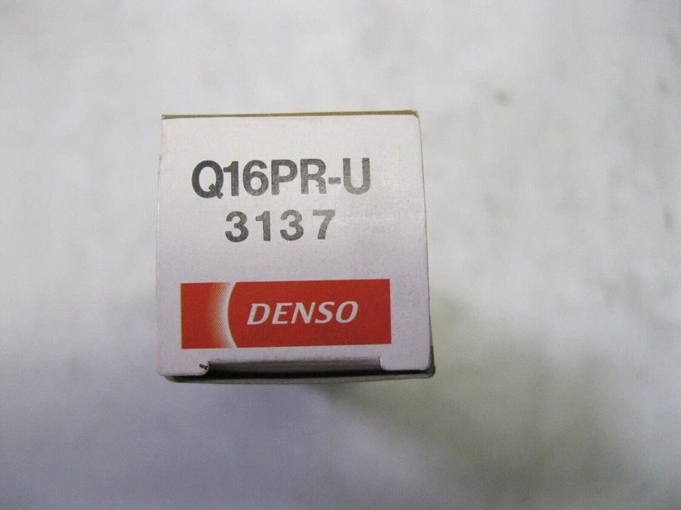 2 Spark Plugs-Natural DENSO 3137 (2 pack) Q16PR-U Foto 4 de 4