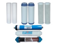 Ersatzfilterset Osmose 2 Jahre + Nachfilter + 75 Gpd + 3-Phasen-Mineralfilter