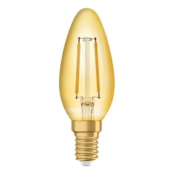 4x Osram LED Vintage 1906 Kerze 2,5W = 25W E14 2500K EEK:E (Spektrum A-G) - Bild 3 von 3