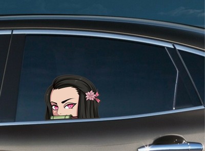 Nezuko Kamado #3 Peeker Peeking Window Vinyl Decal Anime ...
