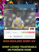Iron Boulder ✨ Pokemon scarlatto Scarlet violet Escarlata Massoferreo Shiny