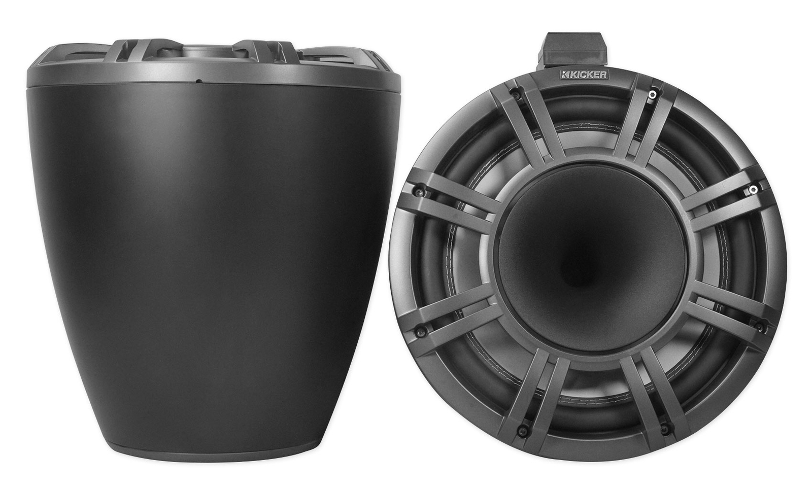 2 Светодиодных динамика для вейкбординга Kicker KMTC11 HLCD 11 мощностью 600 Вт оснащенных звуковым сигналом 44KMTC114