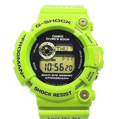 CASIO GW 200F 3JR FROGMAN Rain Frog G SHOCK Radio Solar Men s Watch Used US