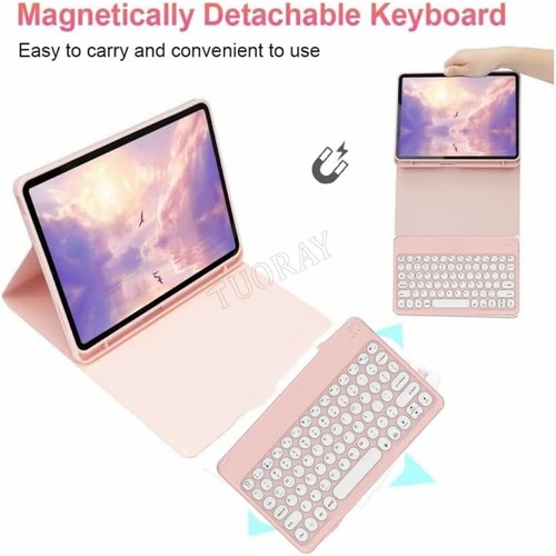 Keyboard Case Mouse For iPad 11th 11" A16 2025 10th 9th 8th Gen Air 6 5 4 Pro 11 - Picture 11 of 36