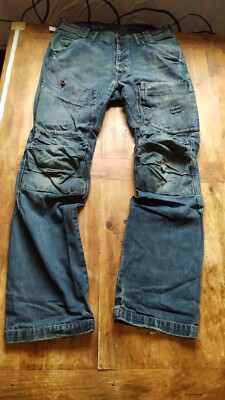 G-Star Elwood Concept Field Loose 3D W33/L34 Jeans Hose Raw D226