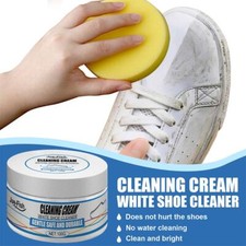-New White Shoe Cleaning Cream Shoes Whitening Stain Removers Cream Clean