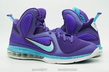 Size 10.5 - Nike LeBron 9 Summit Lake Hornets for sale  display picture 3