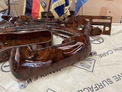 Mercedes w111 w112 coupe Cabrio Complete 11 Pieces Set Dark Honig Burwood New