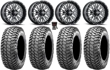 ITP Momentum 14" Wheels Milled 32" Liberty Tires Textron Wildcat XX