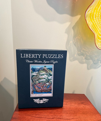 EUC  Liberty Puzzles Wooden Jigsaw Machu Picchu, 670  Pcs