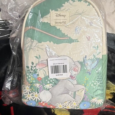 Loungefly Disney Thumper Bambi Mini Backpack Forest  display picture 3
