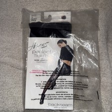 Hanes Perfect Tights With Wide Comfort Waistband Control Top Black XL