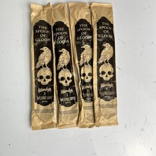 4 Wendy’s x Wednesday The Spoon Of Gloom 4 Sealed Packages - Purple Spoons