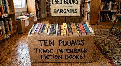 10 LB Box of Modern Trade Paperback Fiction Books!  Wholesale Instant Collection
