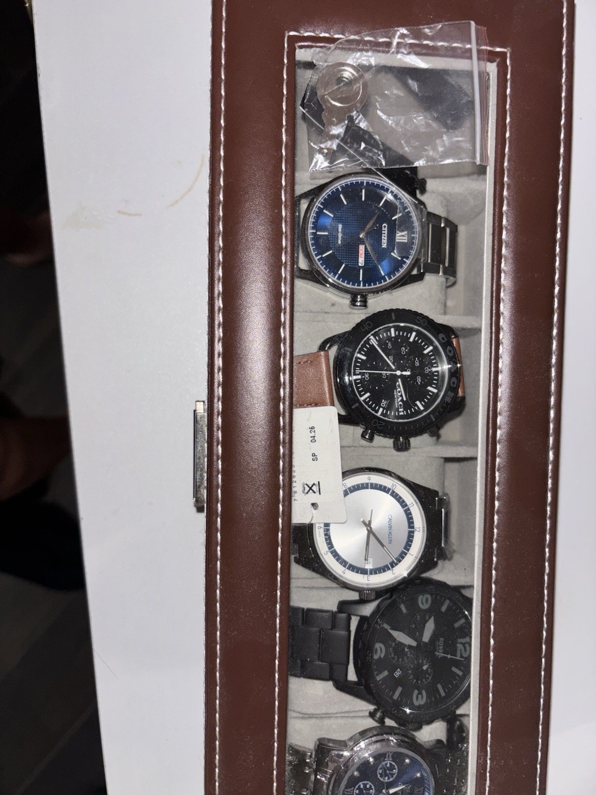 Watches: Men's NEW 5 Coach, Citizen CK, + Locking Eco-Drive, of Case Lot Fossil - vintagewatches.pk