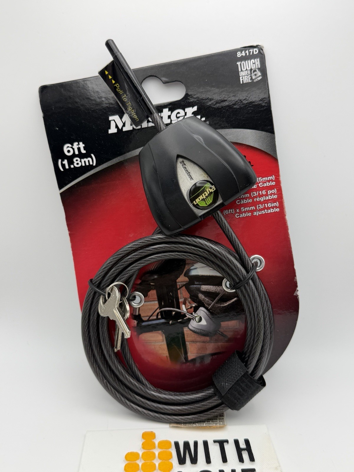 Adjustable Locking Cable - 6 Foot 8417d