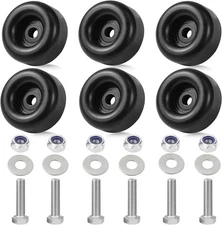6-Pack Extreme Heavy Duty Rubber Foot Pads, 2.5 Inches Vibration Dampeners, Univ